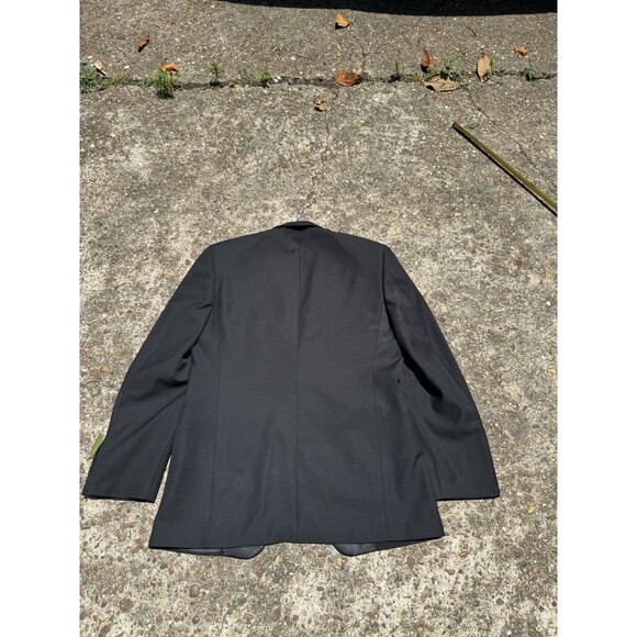 Lux CORNELIANI Black WOOL TUXEDO Smoking Blazer Jacket 40 US 50 EU - Picture 5 of 6